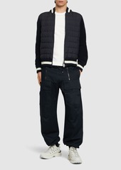 Moncler Cotton & Tech Cardigan Jacket