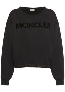 Moncler Cotton Blend Crewneck Sweatshirt