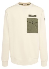 Moncler Cotton Blend Sweatshirt W/ Pocket