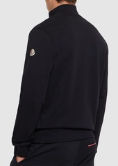 Moncler Cotton Fleece Zip-up Sweatshirt
