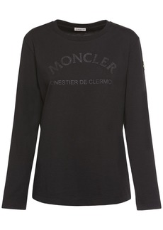 Moncler Cotton Jersey Long Sleeve T-shirt