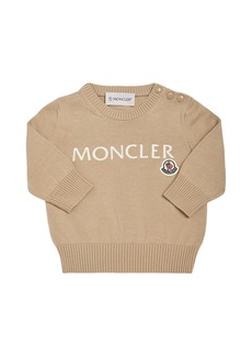 Moncler Cotton Knit Crewneck Sweater