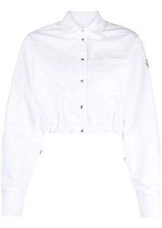 Moncler cropped buttoned shirt
