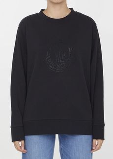 Moncler Crystal logo sweatshirt