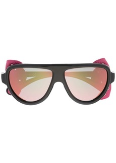 Moncler detachable eye shield sunglasses