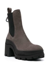 Moncler elasticated-ankle ridged-sole boots