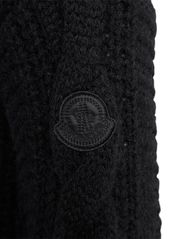 Moncler Embroidered Mohair Blend Sweater