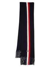 Moncler Extrafine Wool Tricolor Scarf