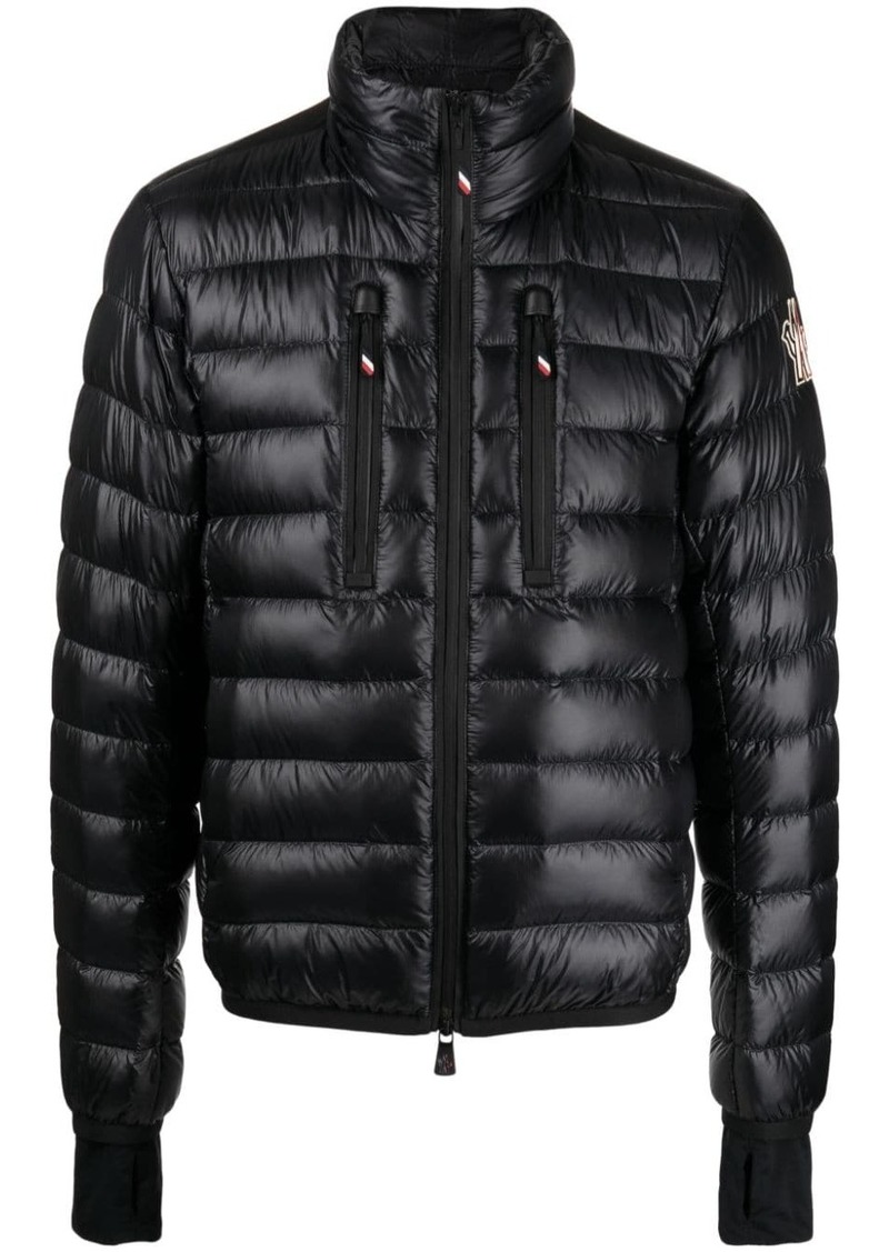 Moncler Hers logo-patch quilted jacket