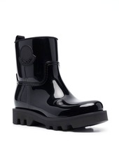 Moncler high-shine finish ankle boots