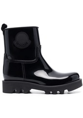 Moncler high-shine finish ankle boots