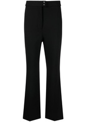 Moncler high-waisted flared trousers