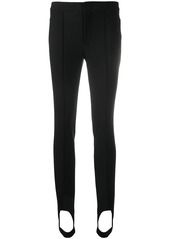 Moncler high-waisted stirrup skinny trousers