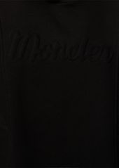 Moncler Hooded Cotton Blend Mini Dress