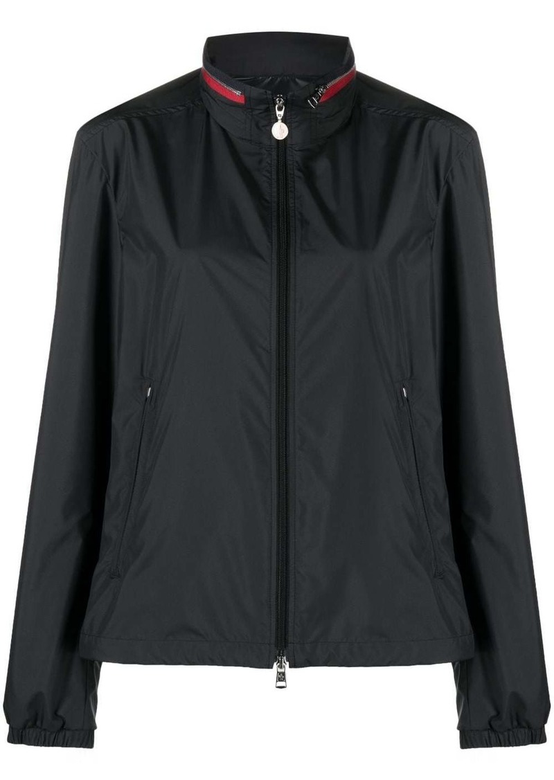 Moncler hooded zip-front jacket