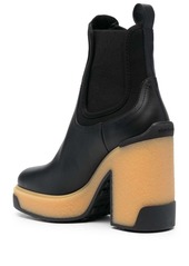 Moncler Isla leather ankle boots