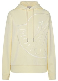 Moncler Ivory cotton sweatshirt