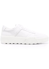 Moncler lace-up leather sneakers