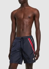 Moncler Light Bi-stretch Nylon Swim Shorts