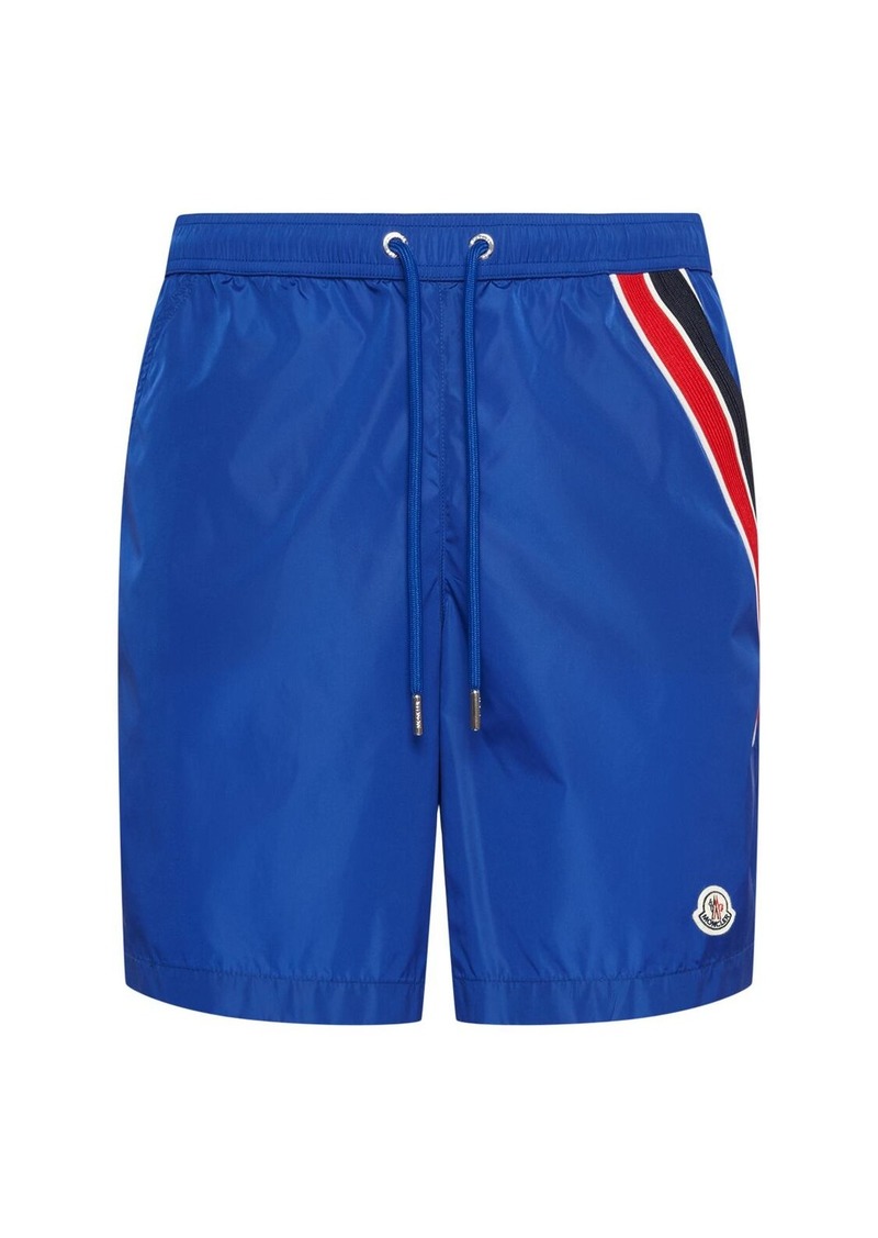 Moncler Light Bi-stretch Nylon Swim Shorts