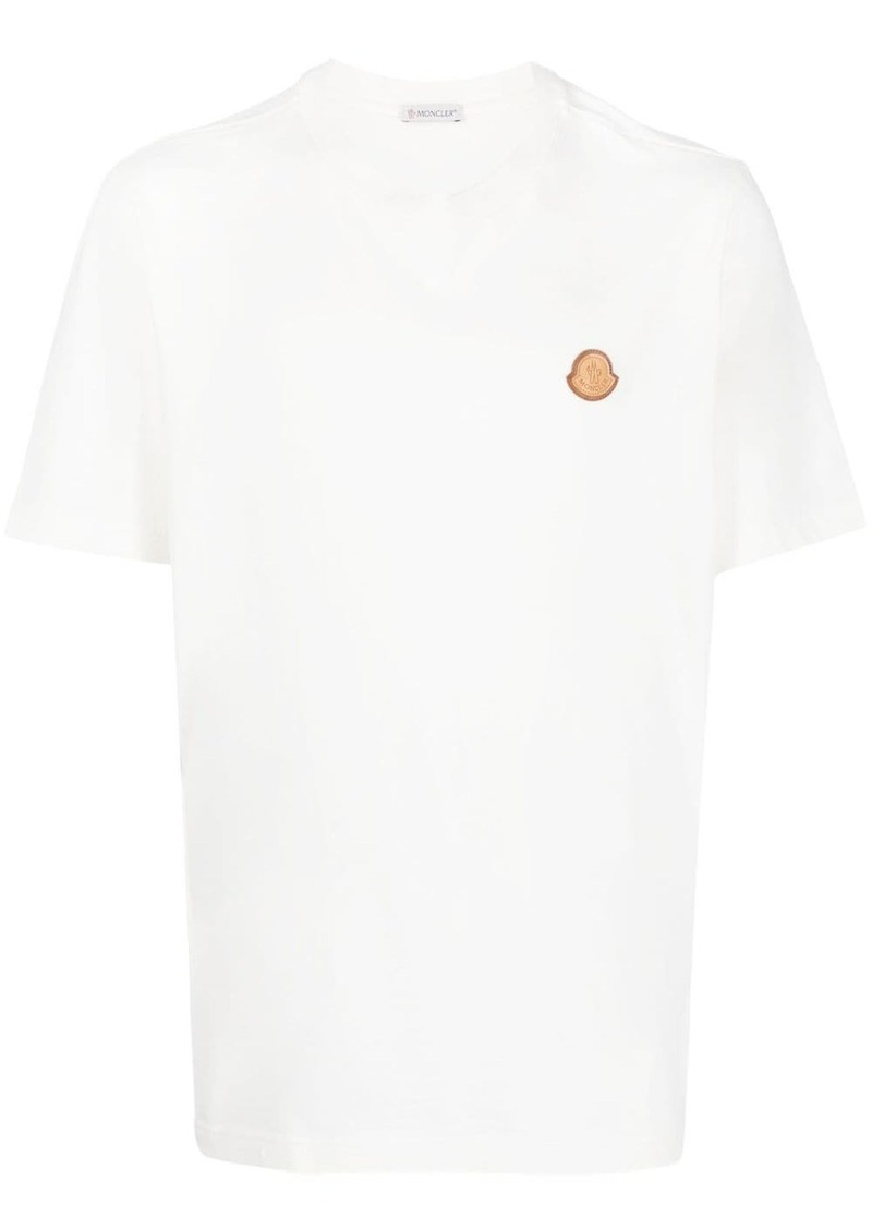 Moncler logo-appliqué cotton T-shirt