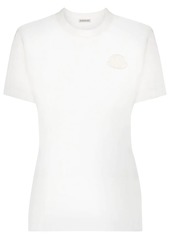 Moncler logo-embroidered T-shirt