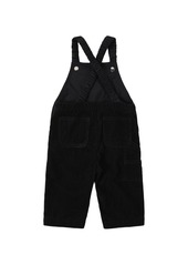 Moncler Logo Corduroy Overall Jumpsuit