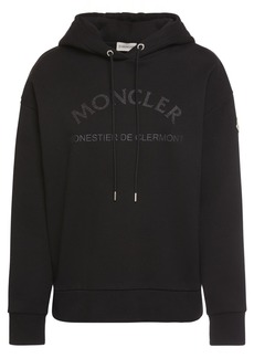 Moncler Logo Cotton Blend Hoodie