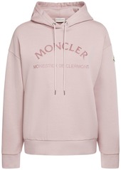 Moncler Logo Cotton Blend Hoodie