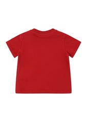 Moncler Logo Cotton Blend Jersey T-shirt