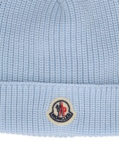 Moncler Logo Cotton Knit Beanie