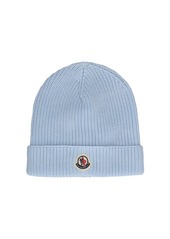 Moncler Logo Cotton Knit Beanie