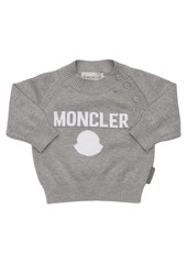Moncler Logo Cotton Knit Sweater