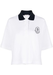 Moncler logo-embroidered polo shirt