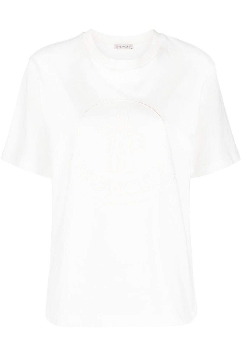 Moncler logo-embroidered T-shirt