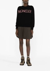 Moncler logo-intarsia wool jumper