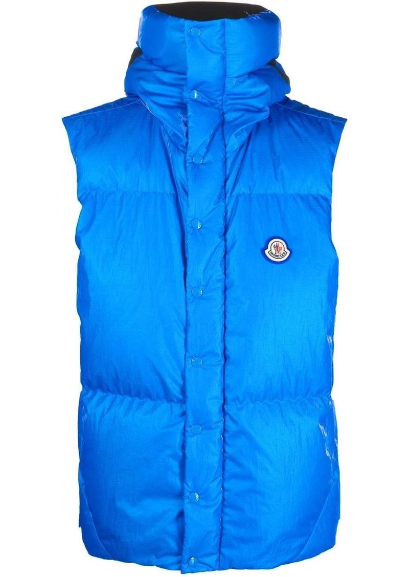 Moncler logo padded gilet