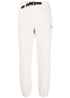 Moncler logo-patch belted track pants