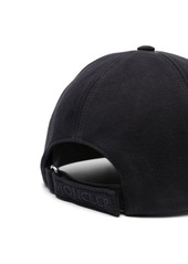 Moncler logo-patch cotton cap