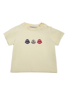 Moncler Logo Patch Cotton Jersey T-shirt