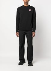 Moncler logo-patch cotton sweatshirt