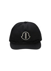 Moncler Logo Patch Nylon Baseball Hat