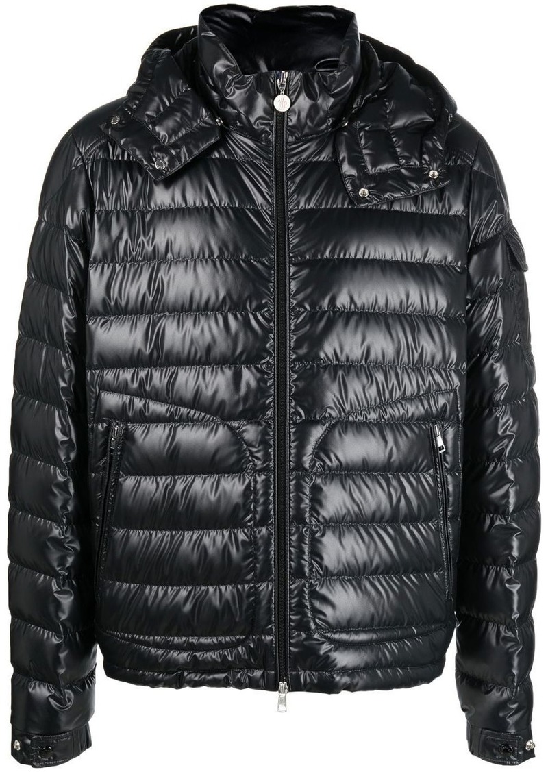 Moncler logo-patch padded down jacket