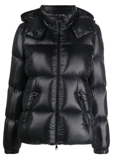 Moncler logo-patch padded down jacket