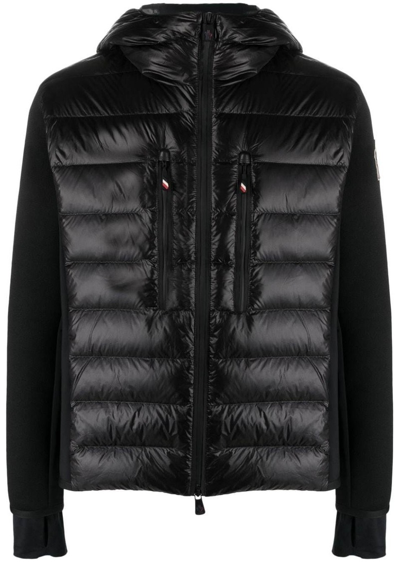 Moncler Après-Ski knit-sleeves puffer jacket