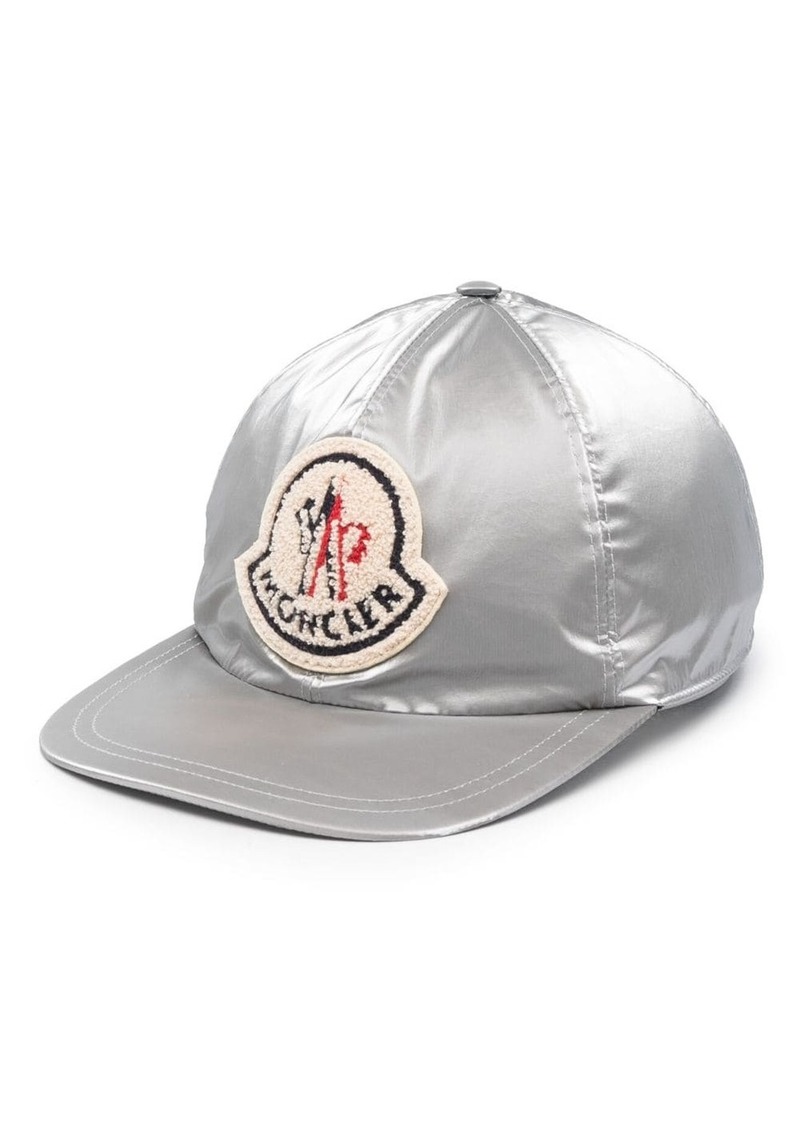 Moncler logo-patch panelled baseball cap