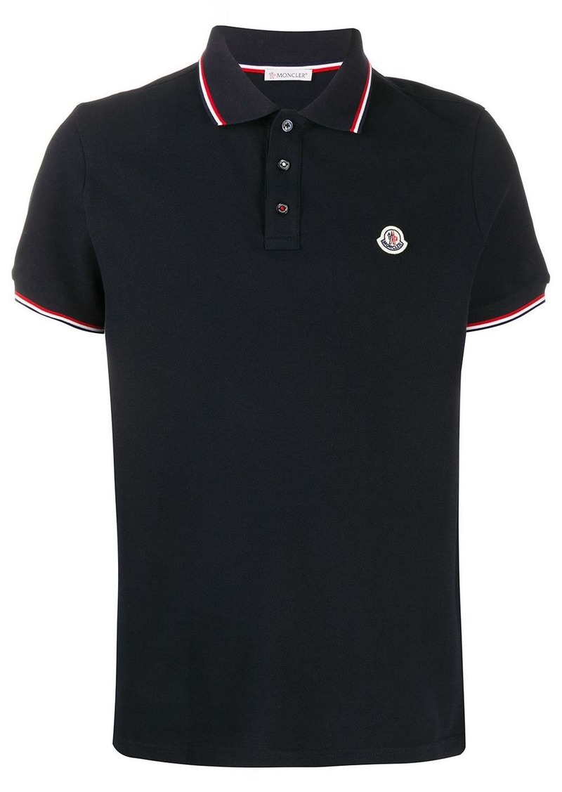 moncler logo polo shirt