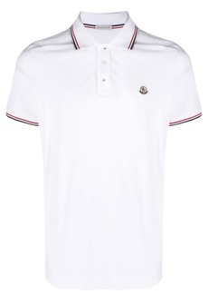 Moncler logo-patch short-sleeve polo shirt