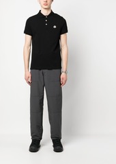 Moncler logo-patch polo shirt