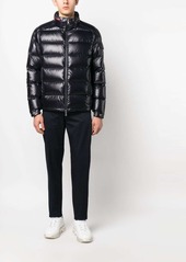 Moncler logo-patch tapered-leg trousers